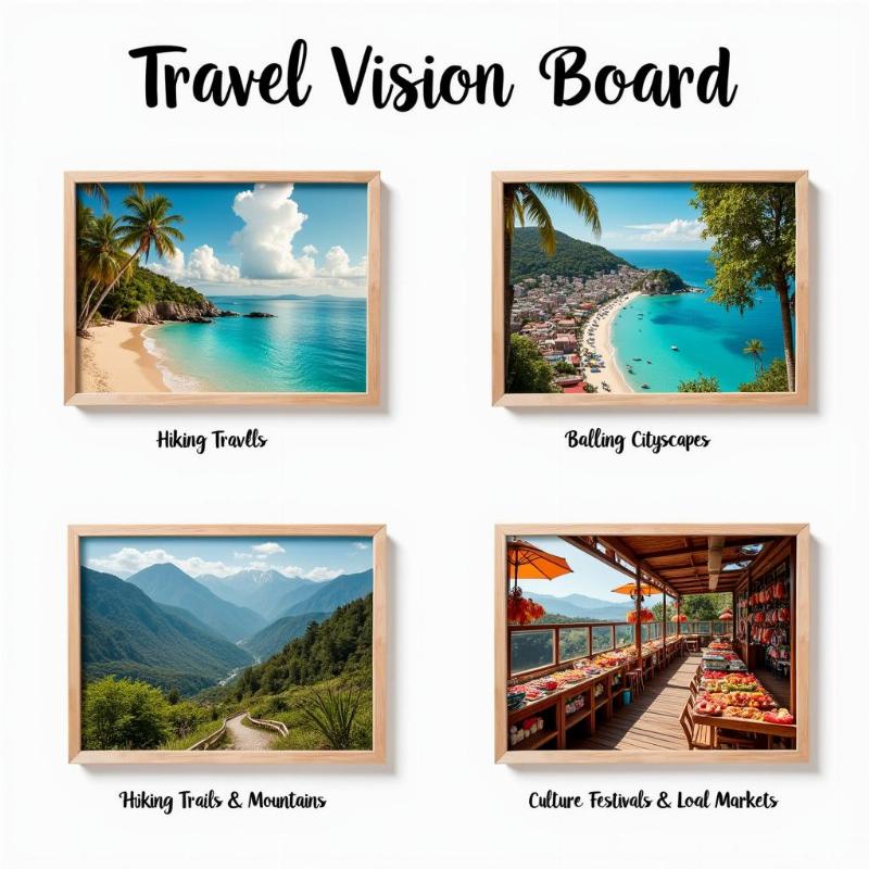 Travel Vision Board Examples