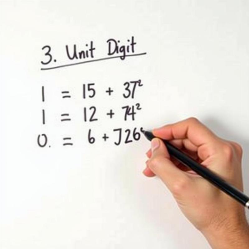 Calculating the Unit Digit of a Cube