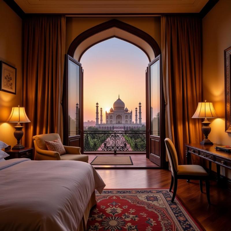 Up Tourism Hotel in Agra with Taj Mahal View