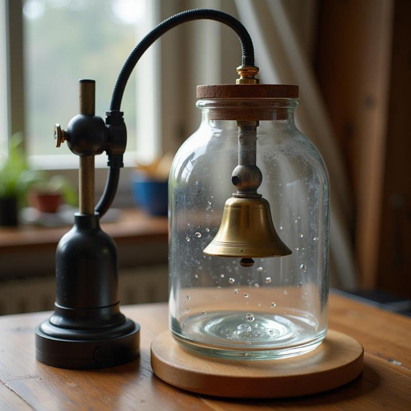 Vacuum Experiment Demonstrating Sound