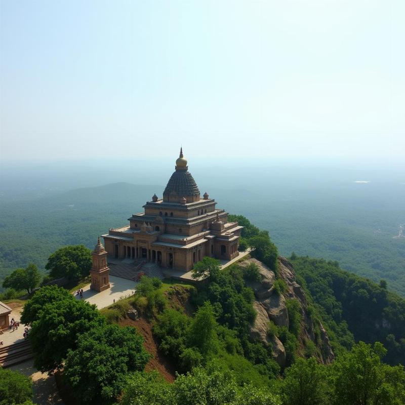 Vindhyachal Temple Panoramic View Chandauli