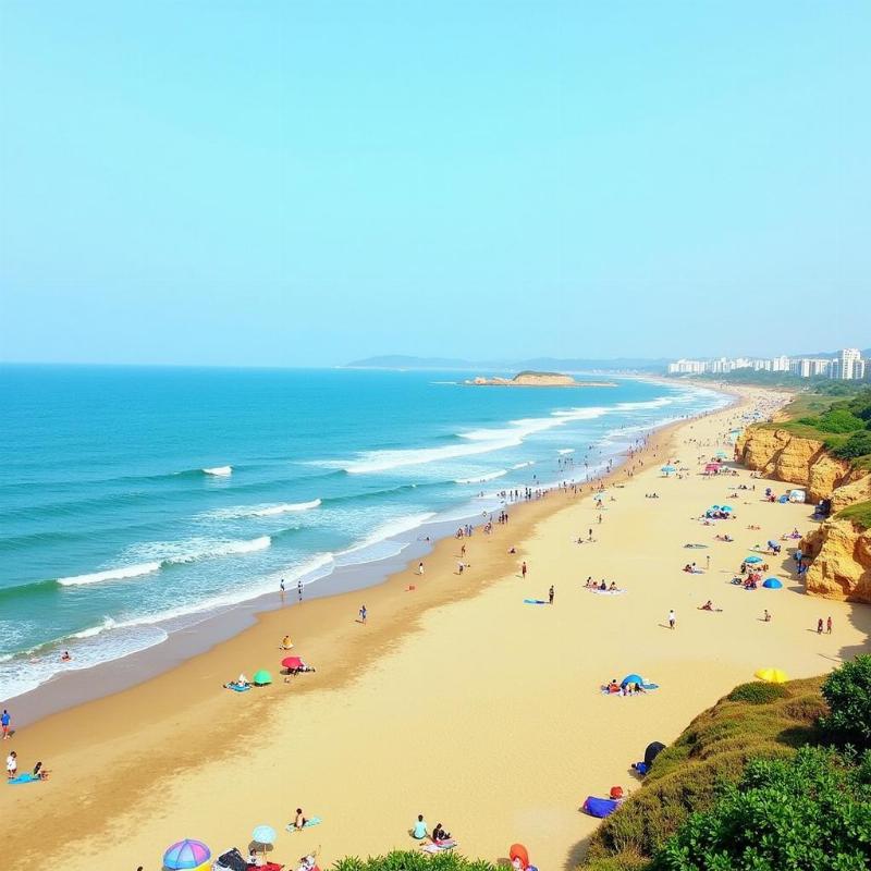 Vizag RK Beach Coastal View