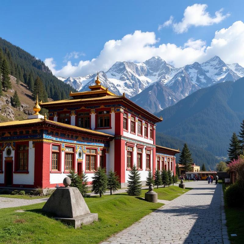 Zang Dhok Palri Phodang Monastery in Kalimpong