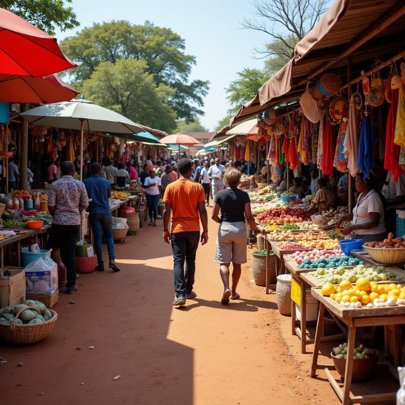 Exploring Zimbabwe's local markets and street food