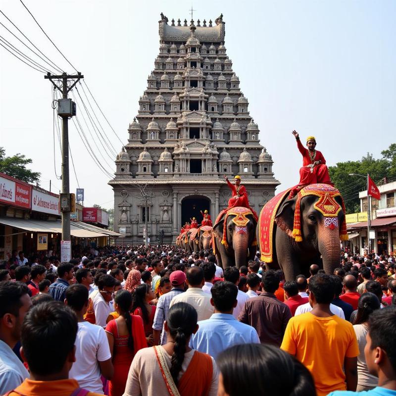 Adoor Parthasarathy Temple Festival