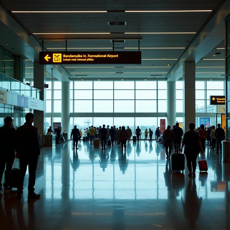 Colombo Airport arrival and departure