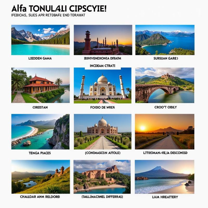 International Destinations with Alfa Tours and Travels