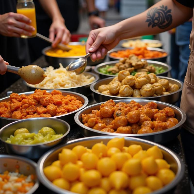 Street Food Delights at American Plaza Nehru Place