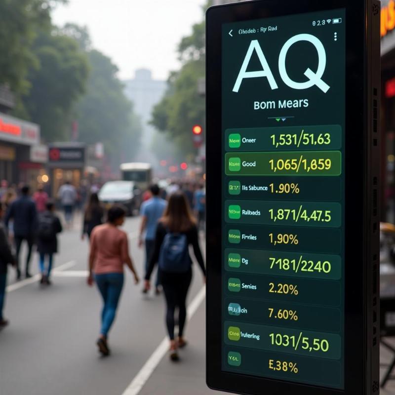 Air Quality Monitor in Connaught Place