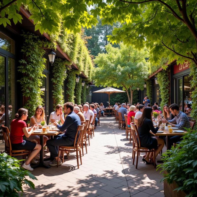 Outdoor Seating at a Brunch Cafe in Baner