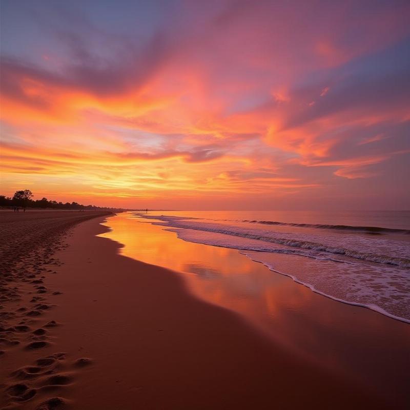 Gopnath Beach Bhavnagar Sunset View