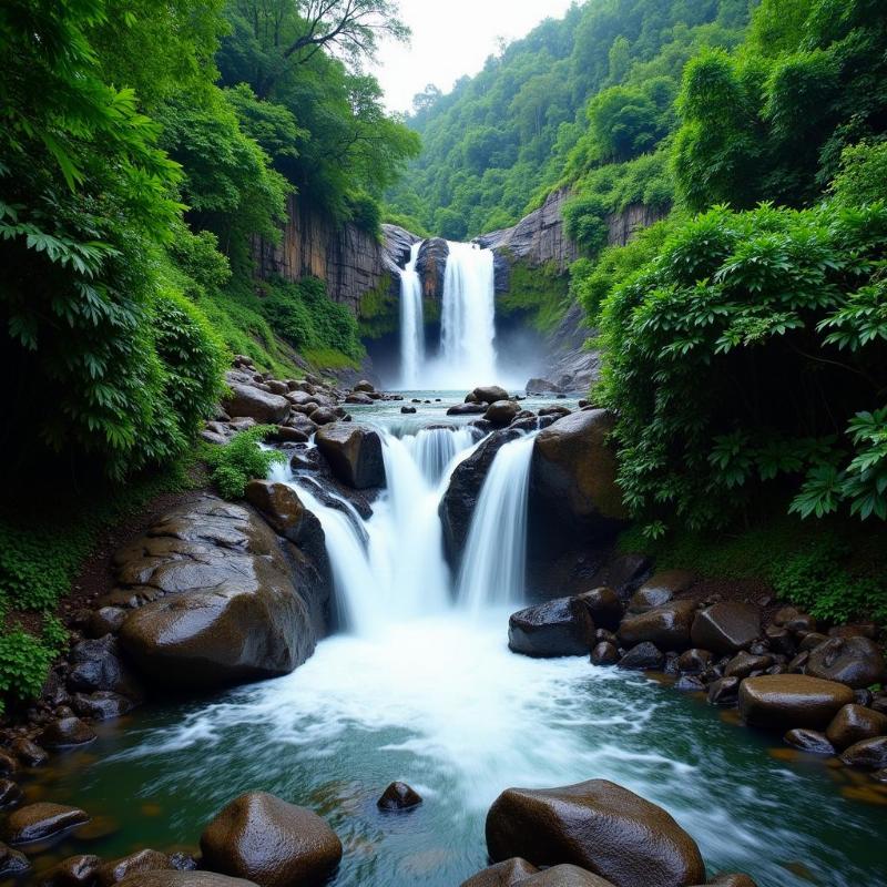 Bhivpuri Waterfall Karjat Monsoon