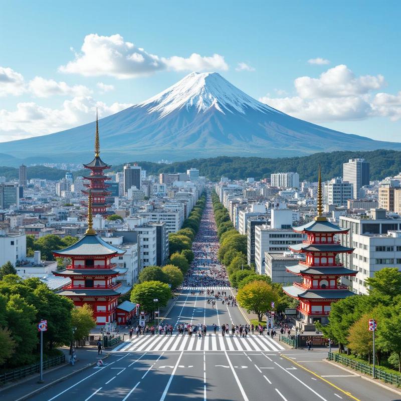 Famous tourist spots in Japan