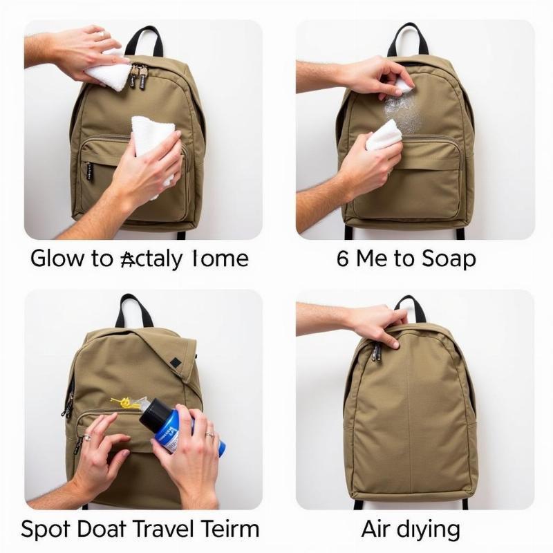 Canvas Travel Backpack Care