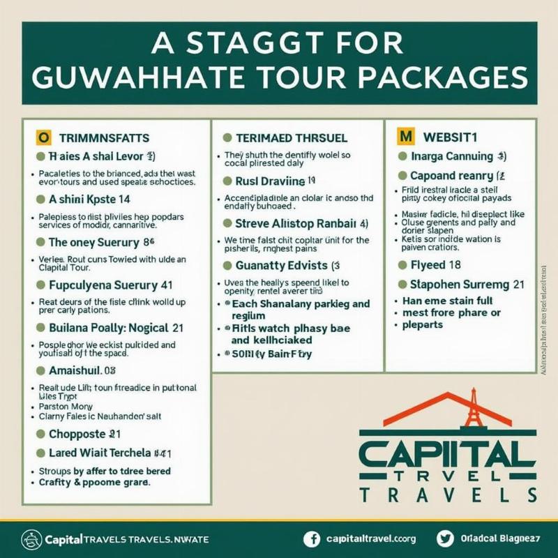 Capital Travels Guwahati Tour Packages