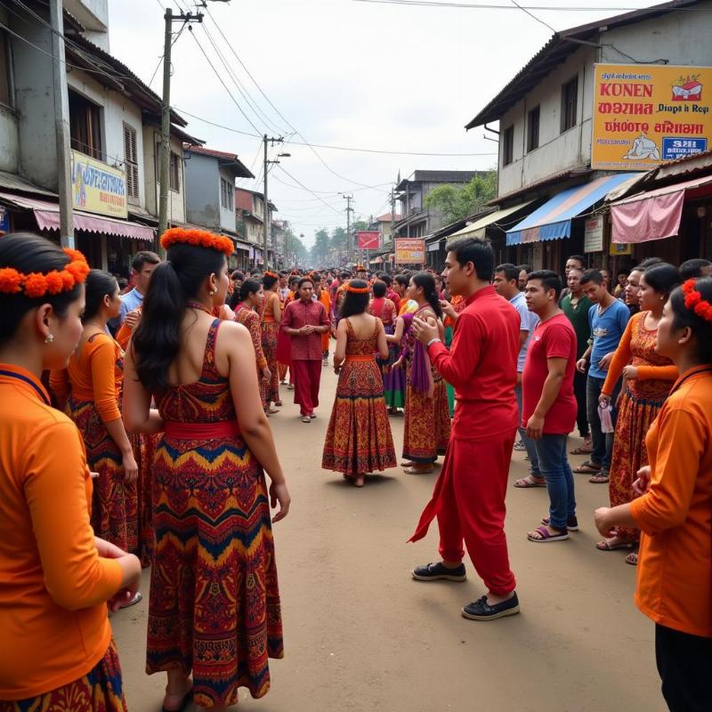 Celebrating a Local Festival in My Native Town