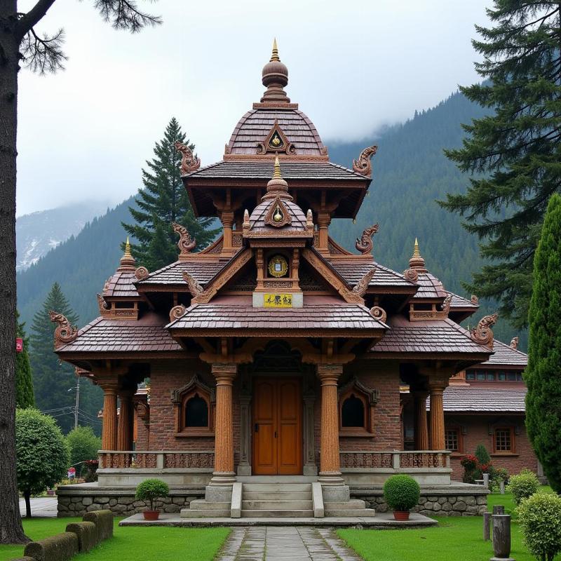 Chamunda Devi Temple in Palampur, Himachal Pradesh