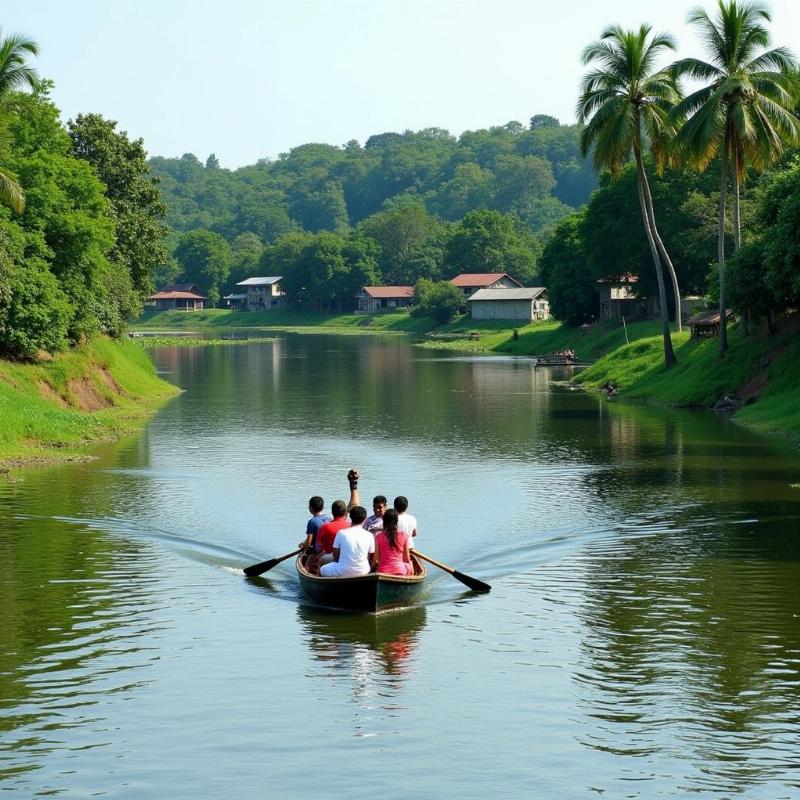 Boat Trip on Chapora River near Morjim