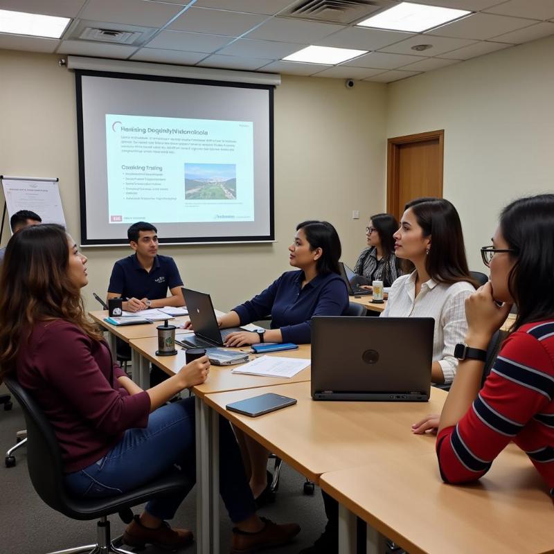 Travel professionals attending a training workshop in Chennai