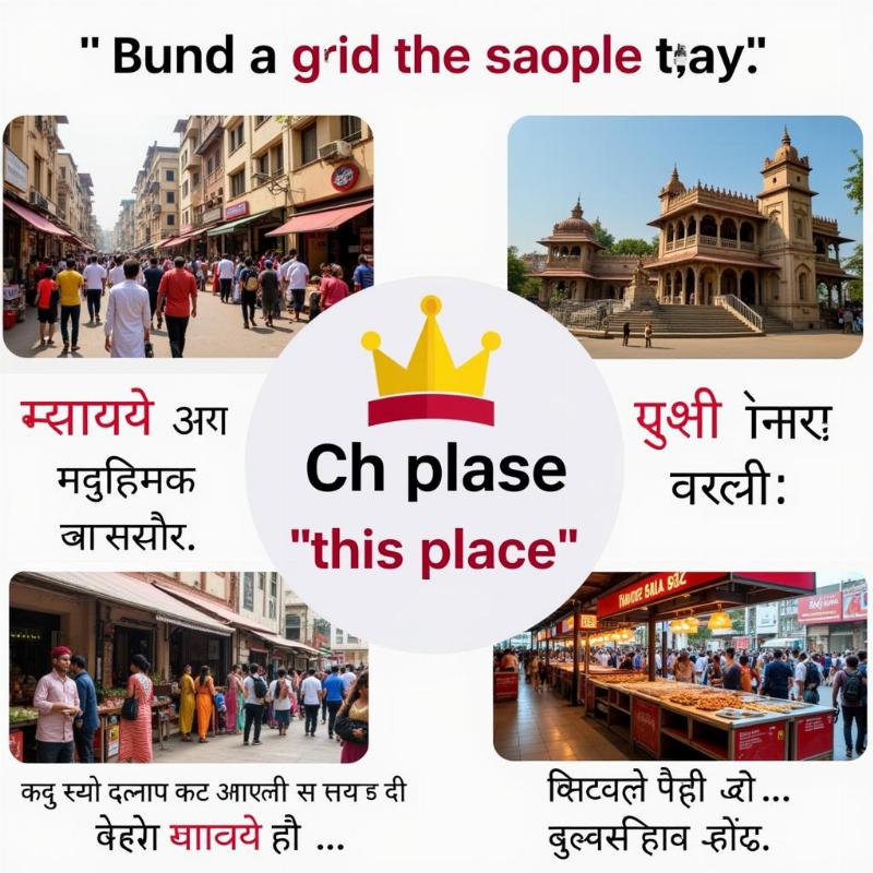 Contextual examples of "this place" in Hindi