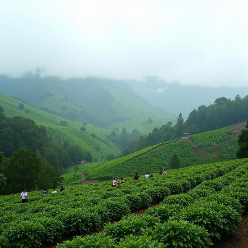 Coorg Coffee Plantations in December