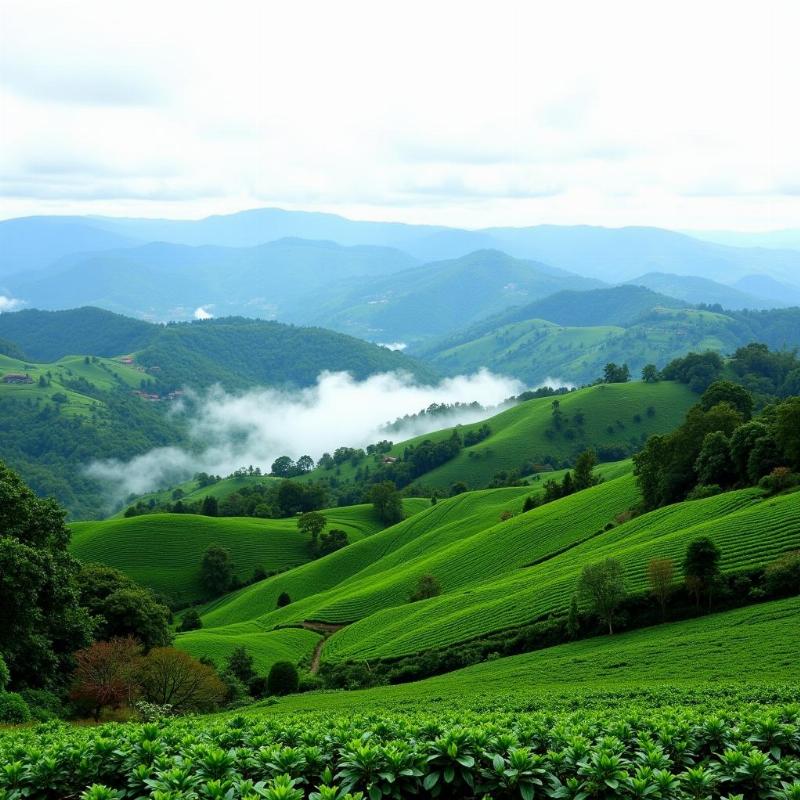 Scenic view of Coorg hills during a 3-day trip