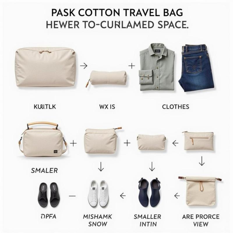 Packing a Cotton Travel Bag