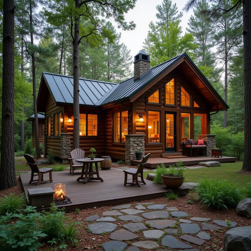 Cozy Cabin in the Forest