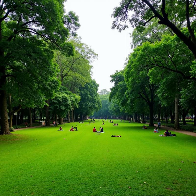 Tranquil Scene at Cubbon Park Bangalore