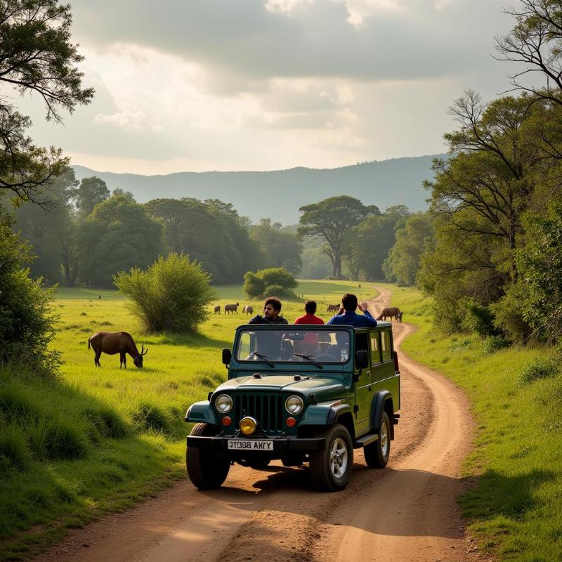 Dalma Wildlife Sanctuary Safari Experience