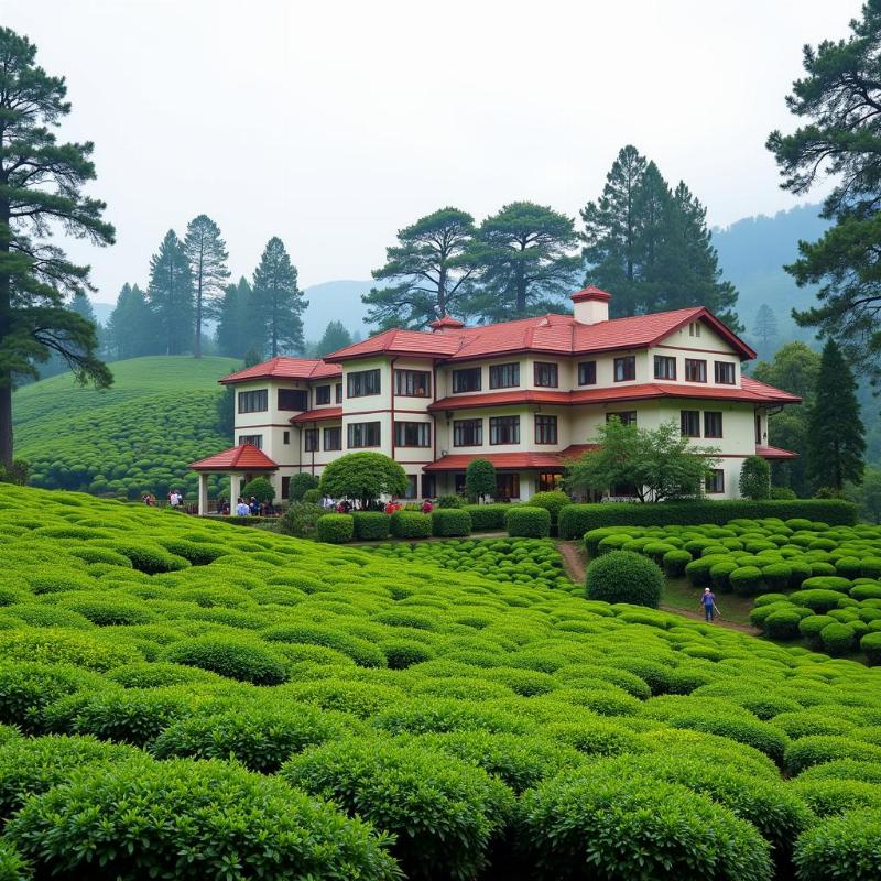 Darjeeling Hotel with Tea Garden View