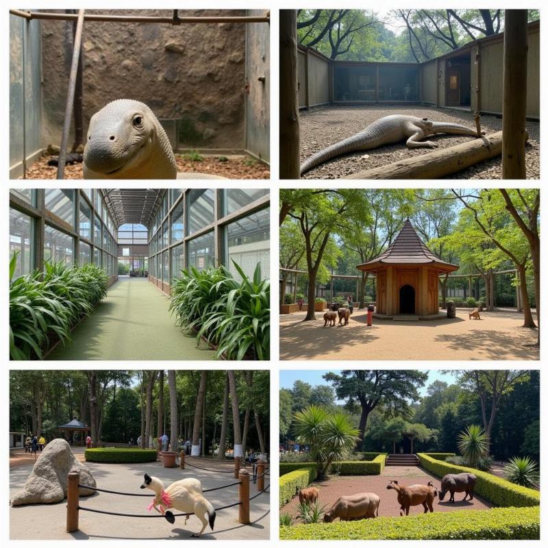 Delhi Zoo Animal Enclosures