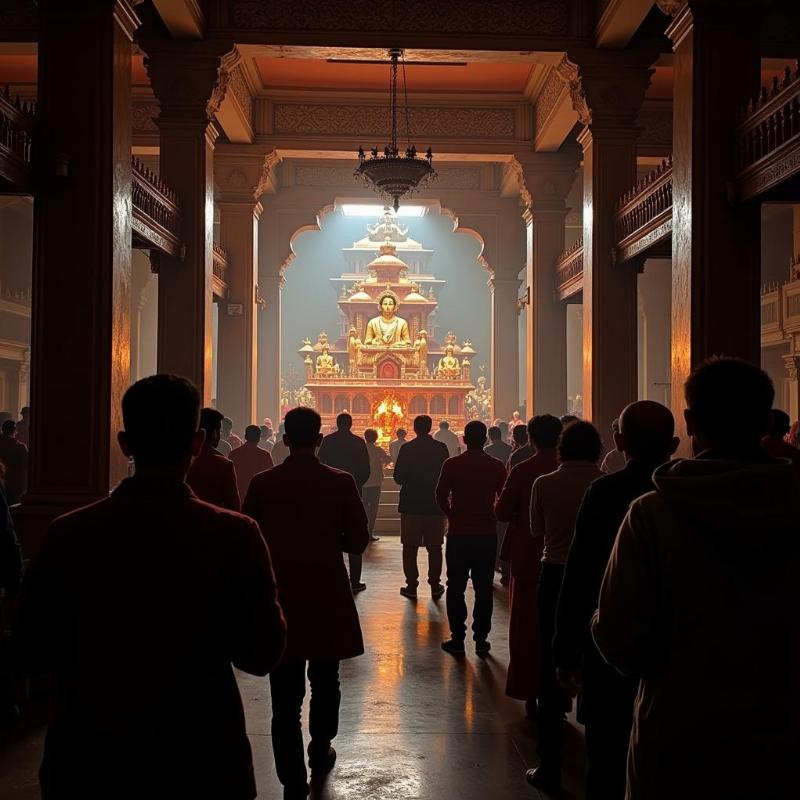 Devotees Inside Kamakhya Temple