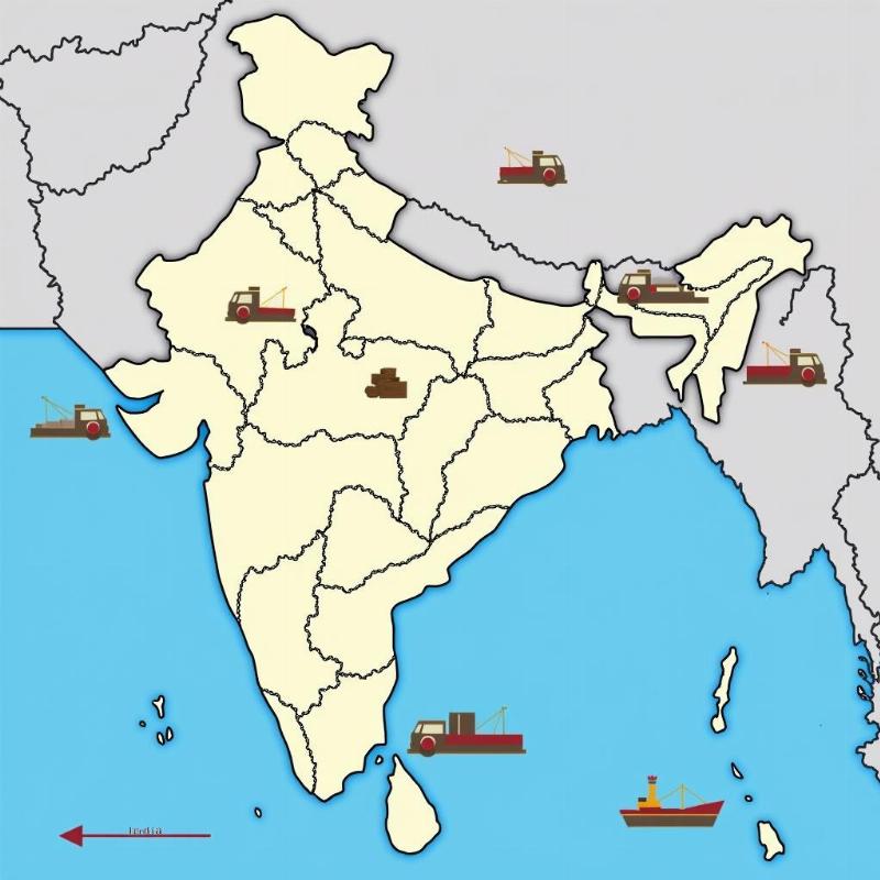 Location of supply for goods transportation