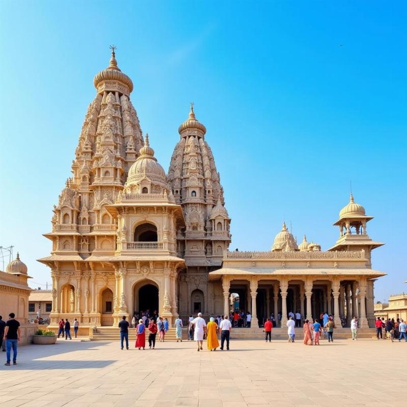 Dwarka Temple Exterior