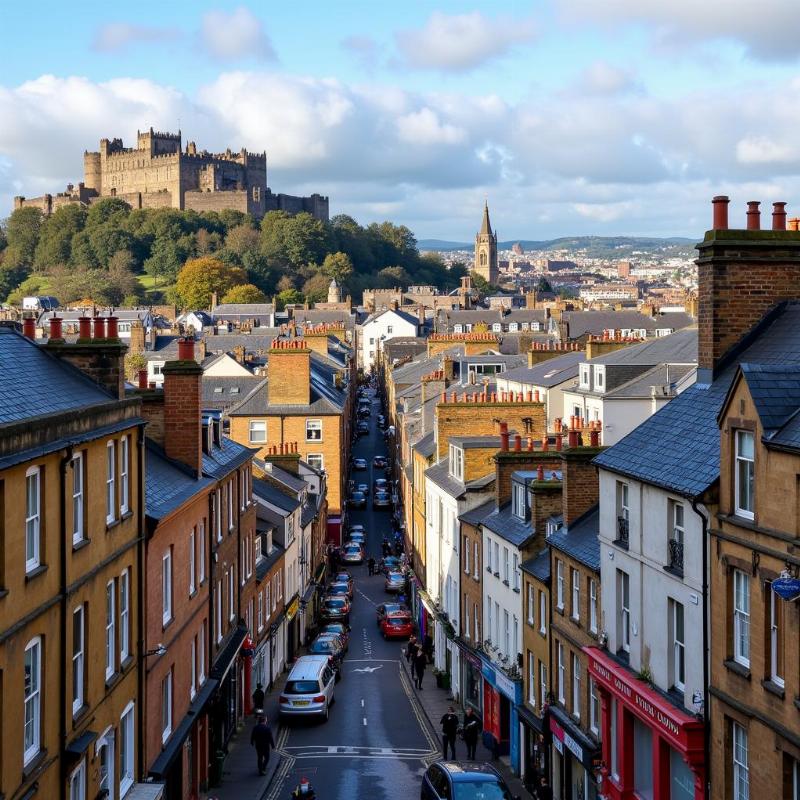 Edinburgh Castle Cityscape