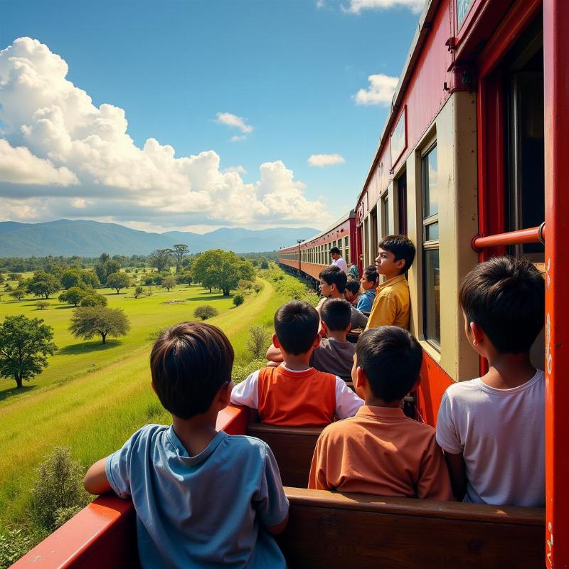 Train Journey Across India