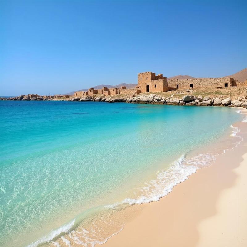 Failaka Island Beach and Ruins