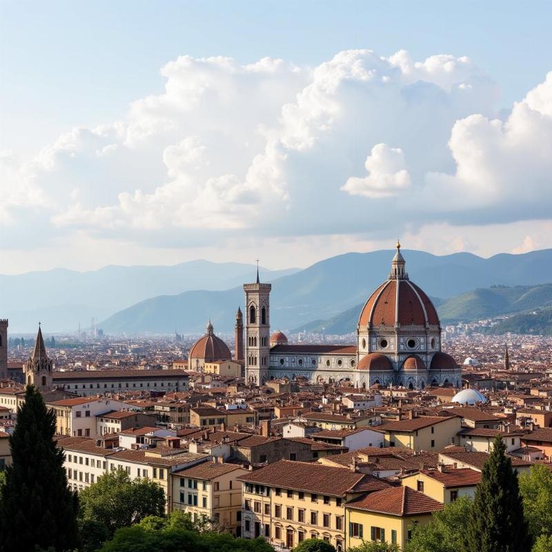 Florence Duomo Panoramic View