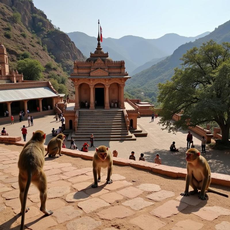 Galtaji Temple Monkeys