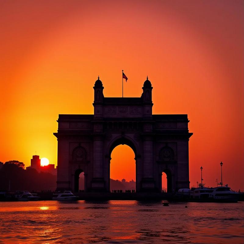 Gateway of India, Mumbai at Sunset