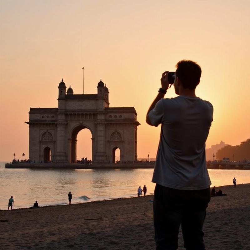 Solo exploration at the Gateway of India