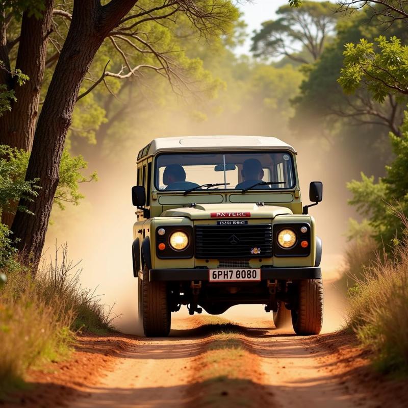 Safari Jeep in Gir National Park