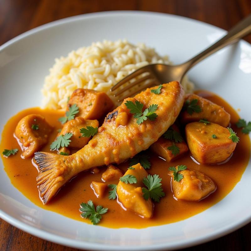 Goan Fish Curry in Baga