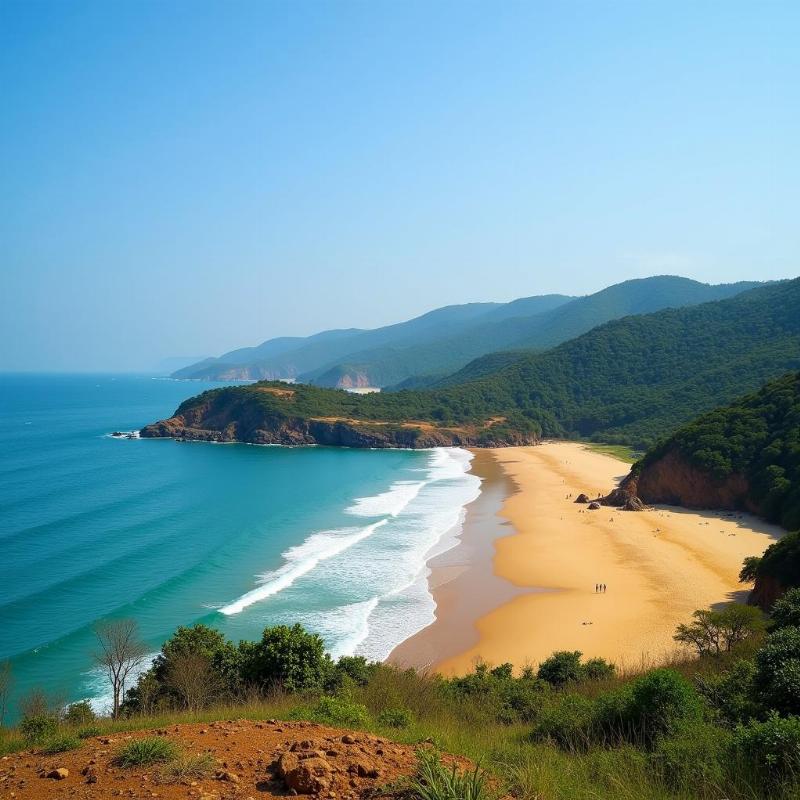 Panoramic View of Gokarna Beaches