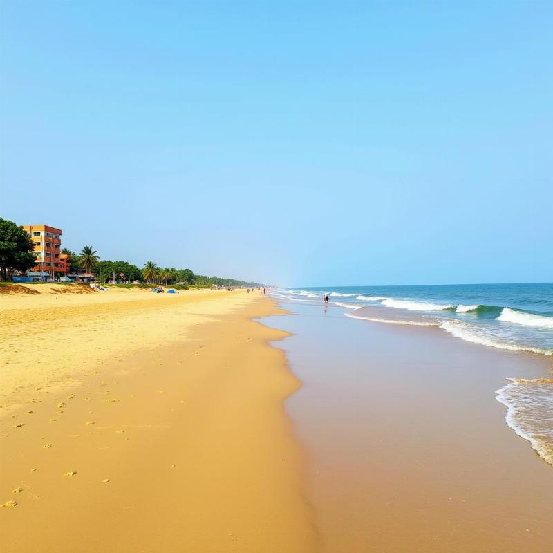 Gopalpur-on-Sea beach near Berhampur, Odisha