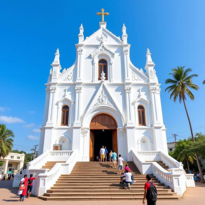 Holy Spirit Church in Madgaon, Goa - A stunning example of Portuguese Baroque architecture.