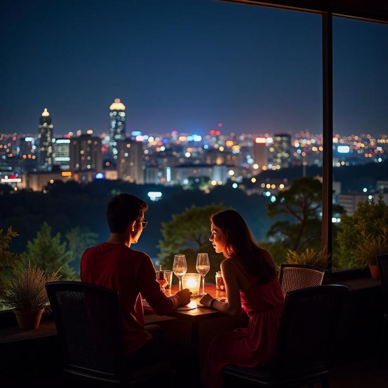 Hubli City View at Night for Couples