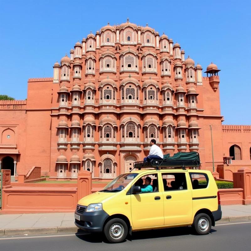 Jaipur Tour Cab at Hawa Mahal