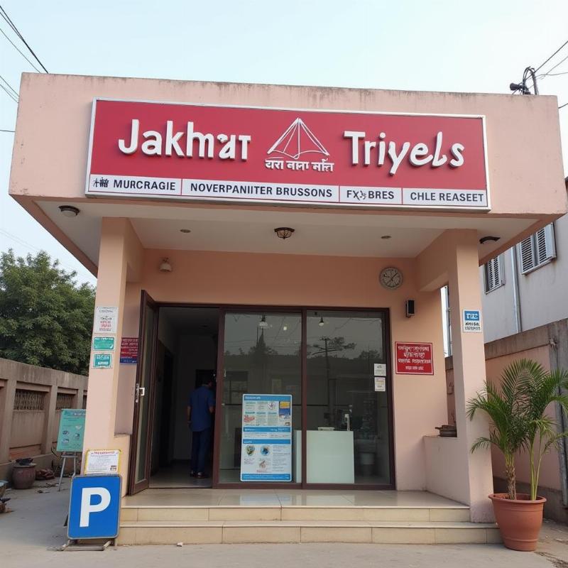 Jakhar Travels Office Exterior in Barmer